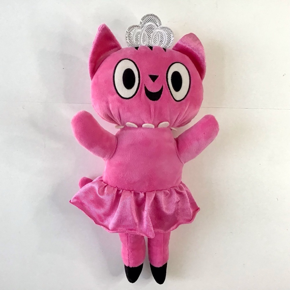 Kohls Cares Ballet Cat Plush Stuffed Animal 15” Pink Ballerina Kitty Bob Shea